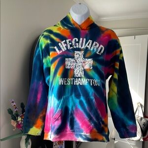 Comfort Colors Tie-Dye Lifeguard Hampton Hoodie
